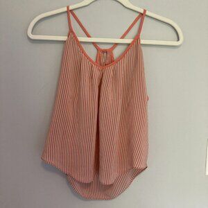 Flowy Summer Striped Crop Tank